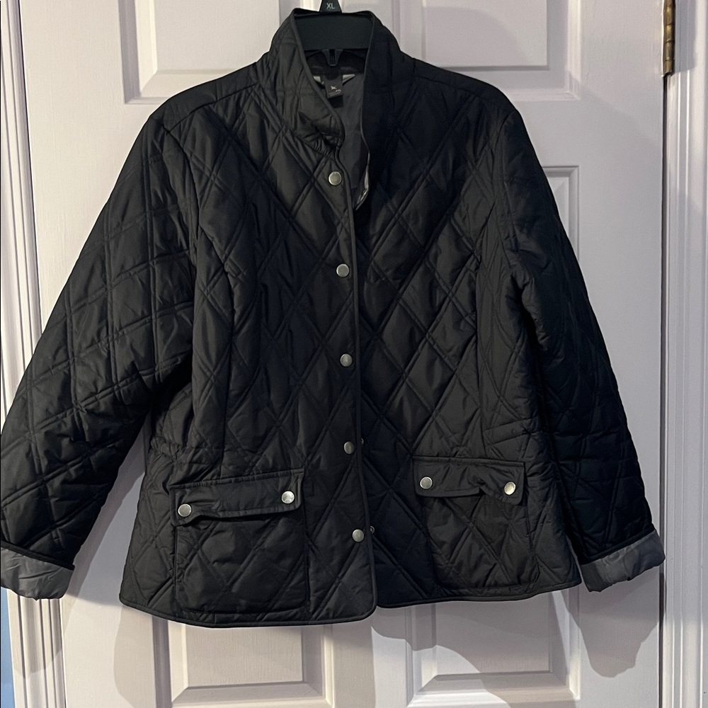 Eddie Bauer Black Quilted Women's Jacket